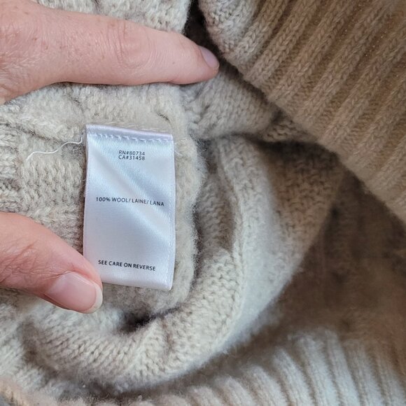 BCBG Maxarzia Cowl Neck Wool Sweater - XS - Picture 12 of 12